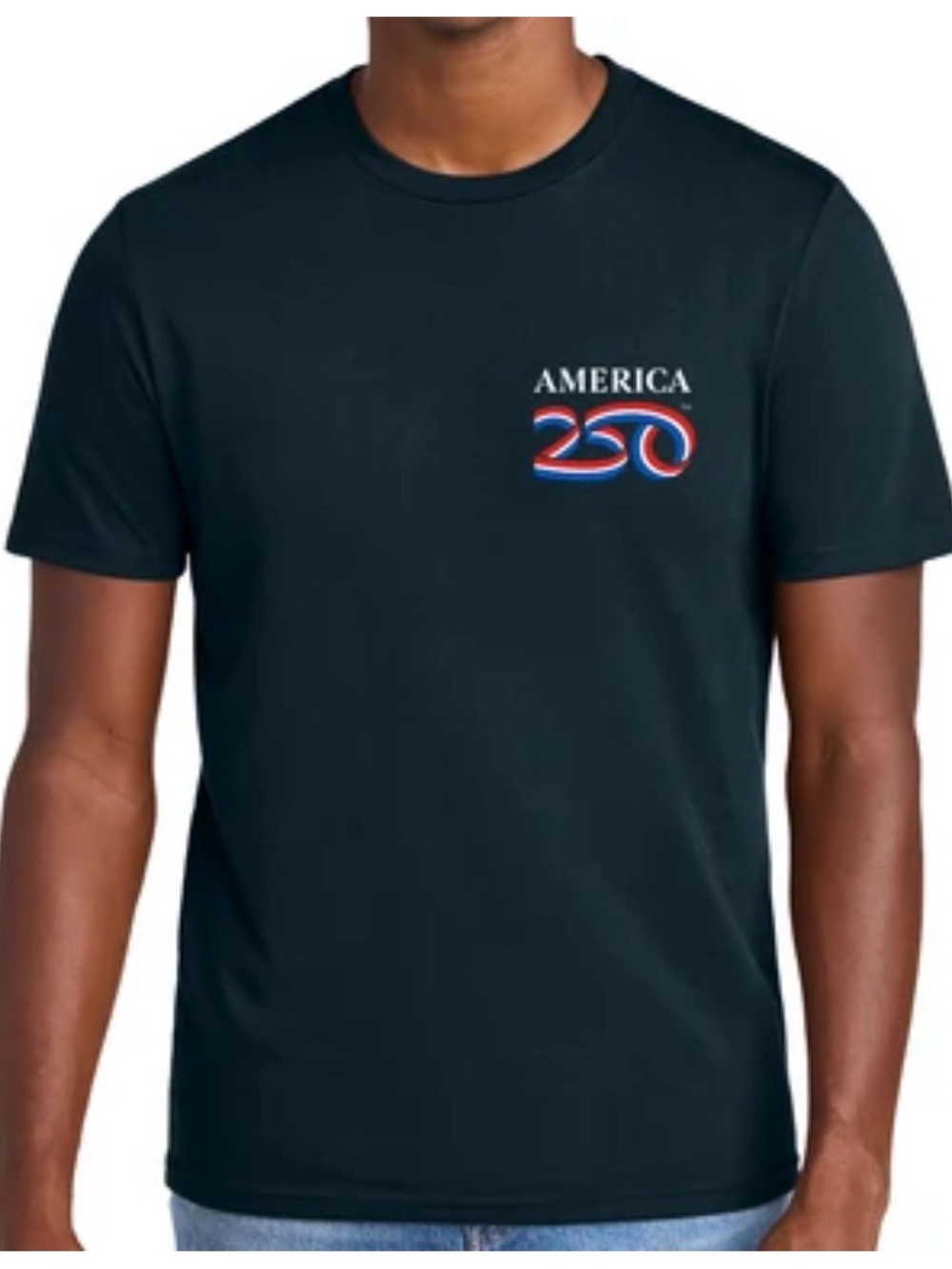America 250 NWT Men’s Sm Navy patriotic Graphic Tee